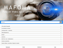 Tablet Screenshot of mafoma.nl